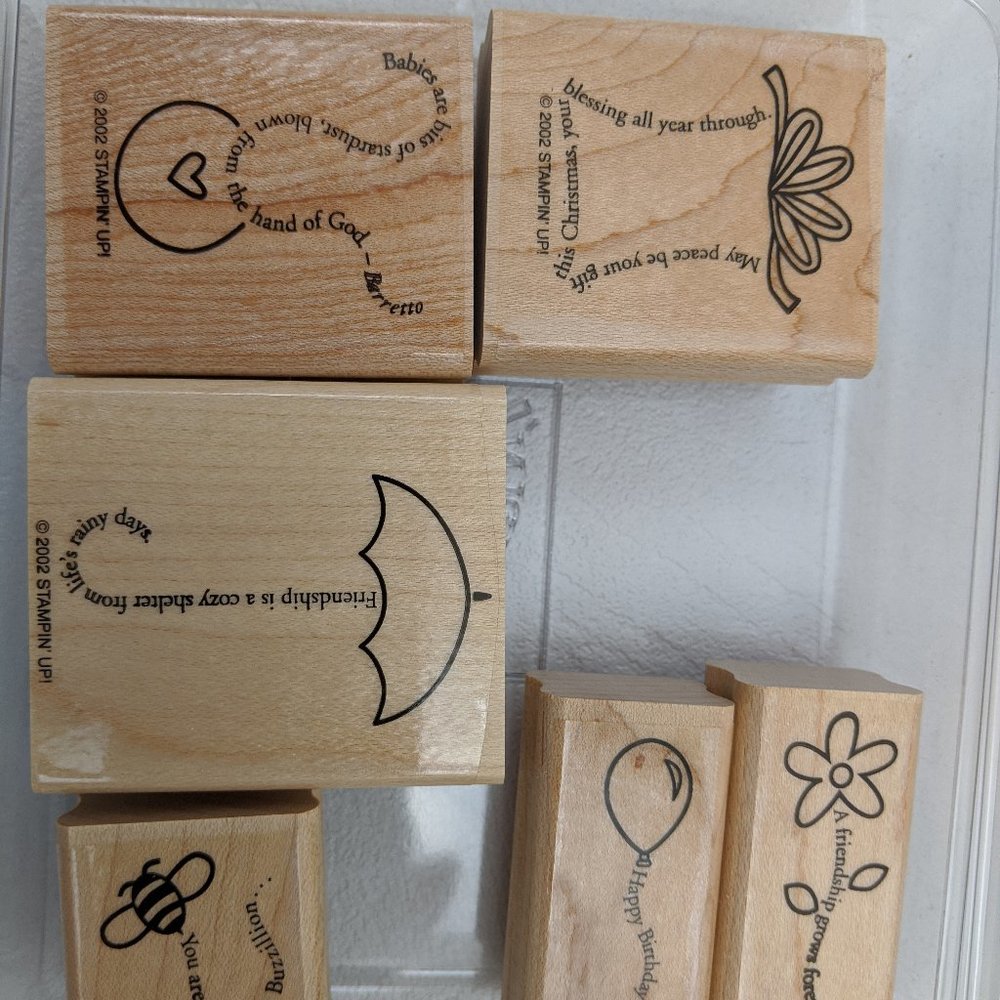 Stampin' Up The Fine Print Retired